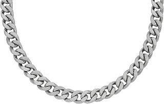 Fossil Men's Stainless Steel or Leather Necklace for Men
