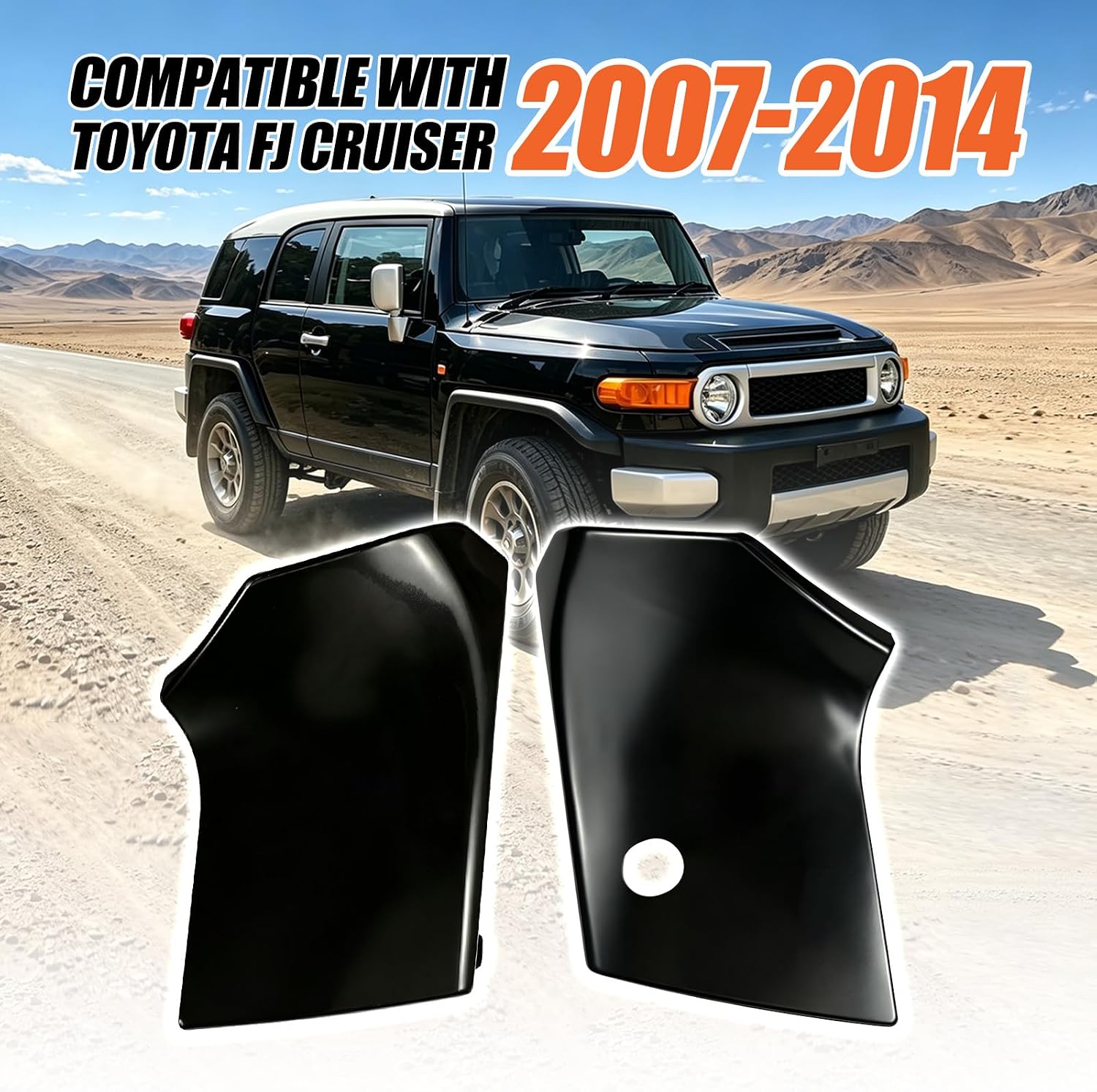 Front Fender Filler Panel Replace 61102-35132 61101-35172 for Toyota FJ Cruiser 2007-2014 (Left)