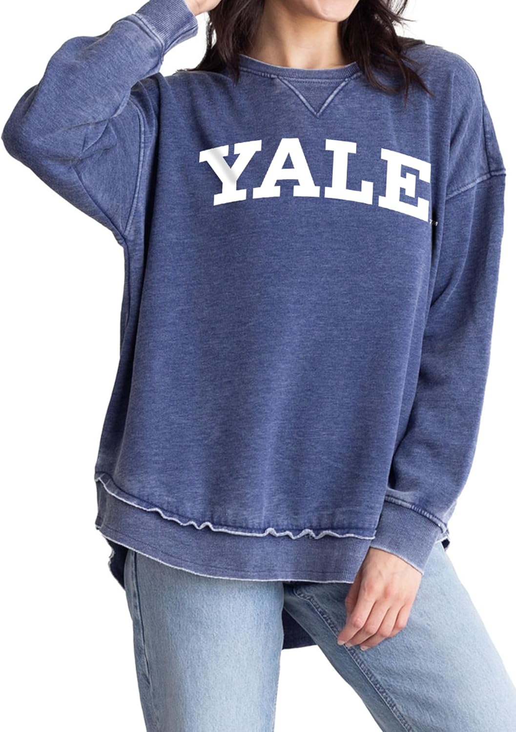 chicka-d NCAA womens Burnout Campus Pullover