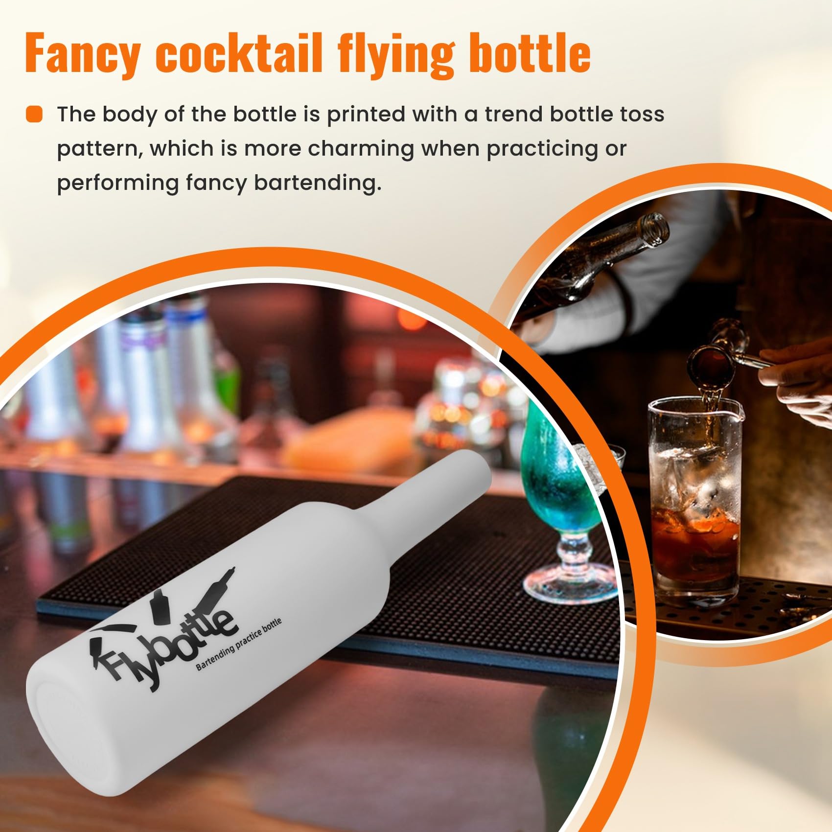 Flair Bartender Pratica Bartending Silicone Bar Pub Bottiglia Vino Cocktail Shaker