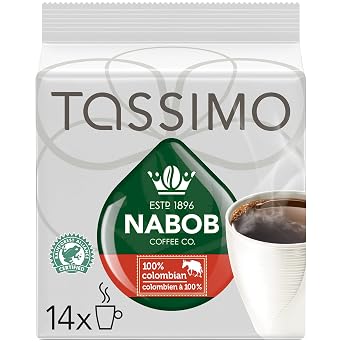 Tassimo Nabob 100% Colombian Coffee 14 T Discs 110g / 3.8oz
