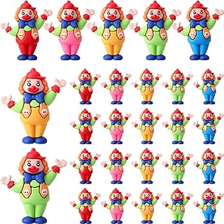 Soulchen Clown Figurines Clown Figure Doll Circle Statues for Kids & Adu...