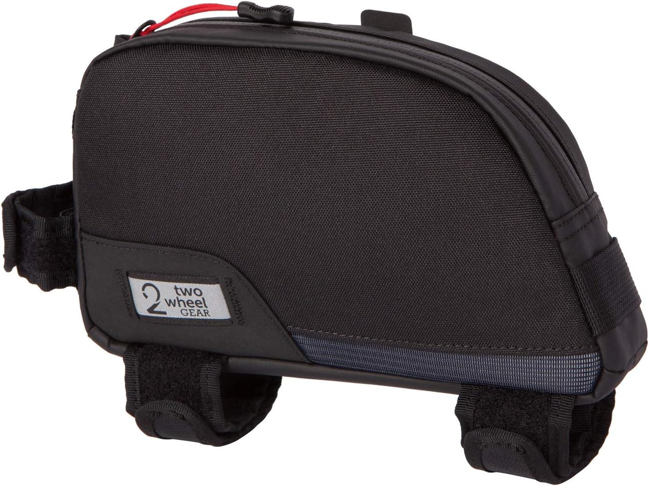 Two Wheel Gear - Commute Top Tube Frame Bag (1 L) - Water Resistant Gas Tank Style Bike Bag with Waterproof Zippers, Perfect for Mountain Biking, Commuting, and Touring