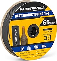 Vista 1 de haisstronica Tubo termorretráctil 3:1, relación de encogimiento, tubo termorretráctil de grado marino forrado con adhesivo para el hogar, automoción