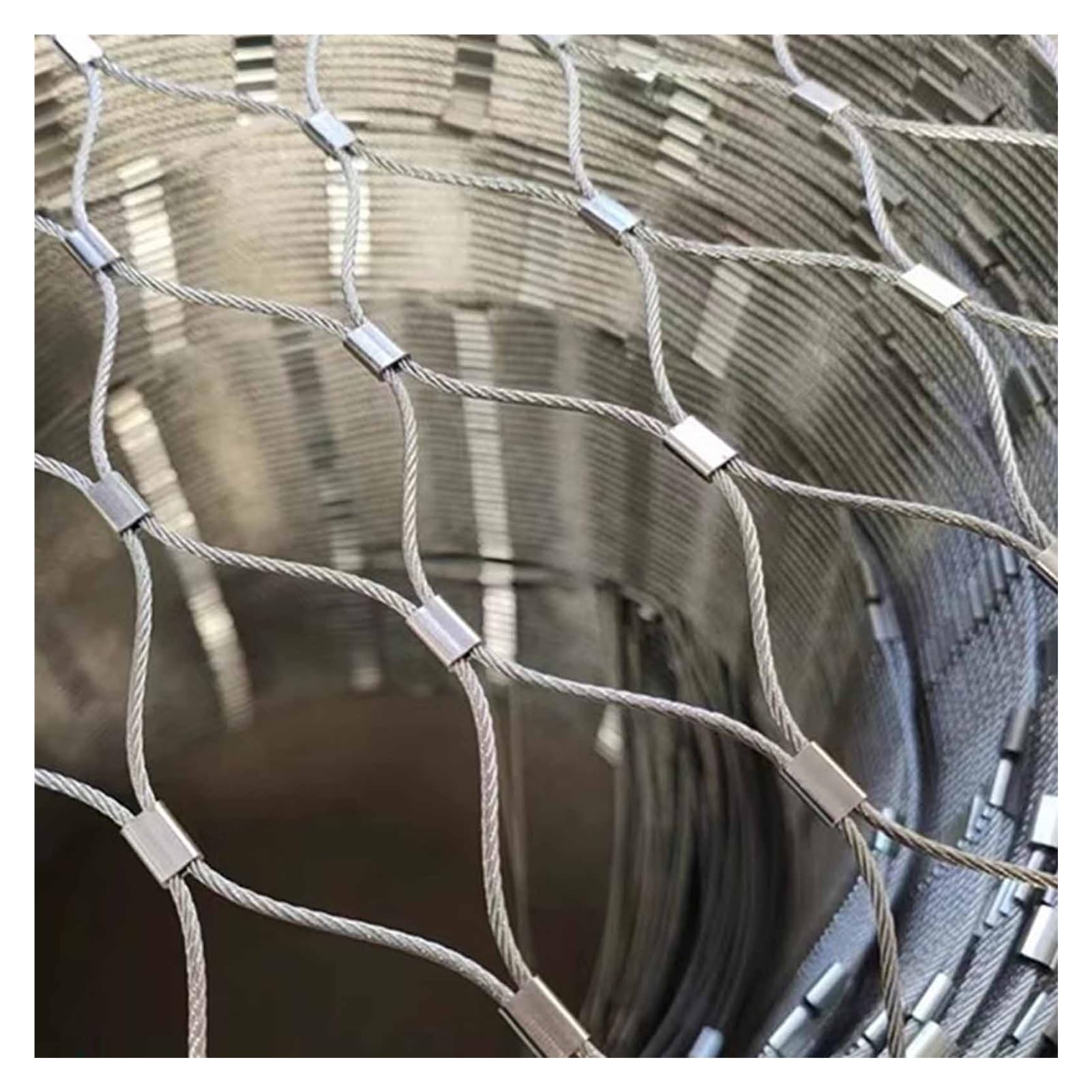 Corde en acier inoxydable anti-rouille pour enclos animaux et parc