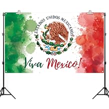 Viva Mexico Backdrop Banner September 16th Mexican Independence Day Party Photography Background Wall Decoration