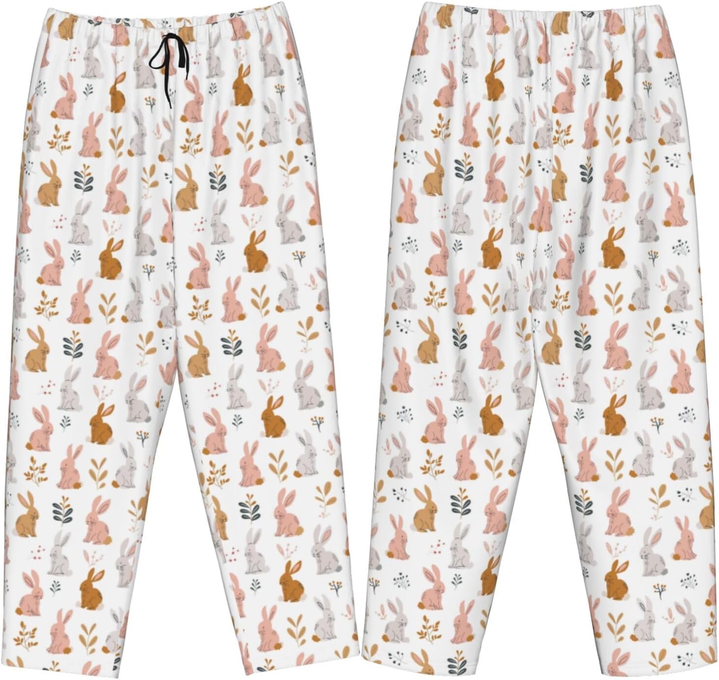 Women Comfy Pajama Pants Stretch Sleepwear Lounge Pants With Pockets & Drawstring - Image 6