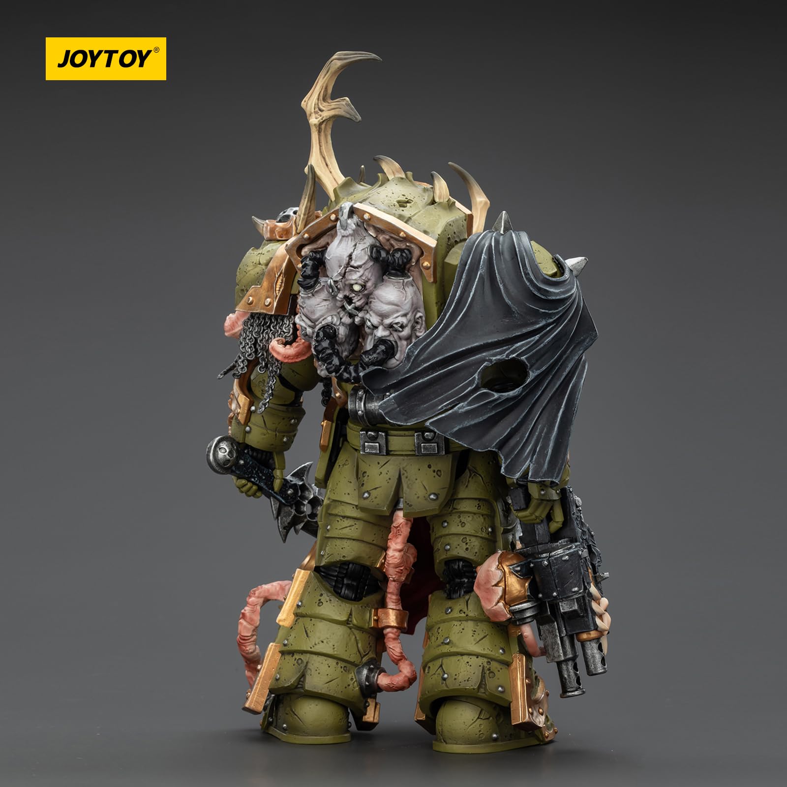 JOYTOY Warhammer 40k Death Guard Blightlord Terminator 3 with Combi-bolter and Bubotic Blade 1/18 Action Figure - Image 4