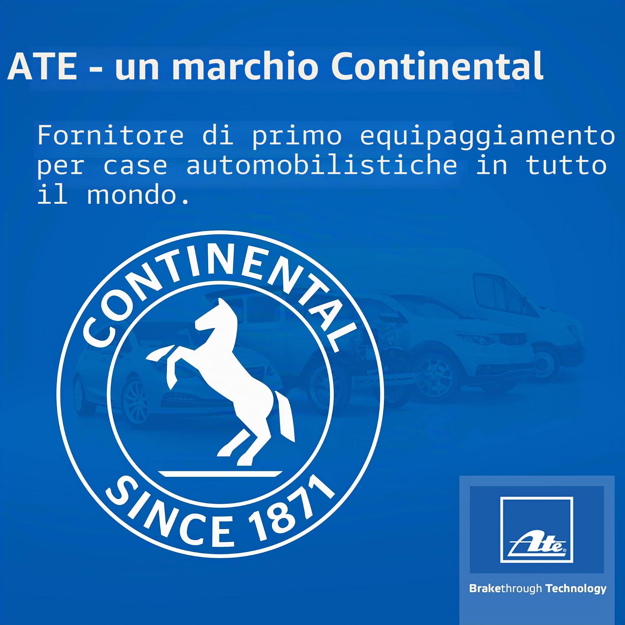 ATE 13.0470-2785.2 4 pastiglie freno anteriore