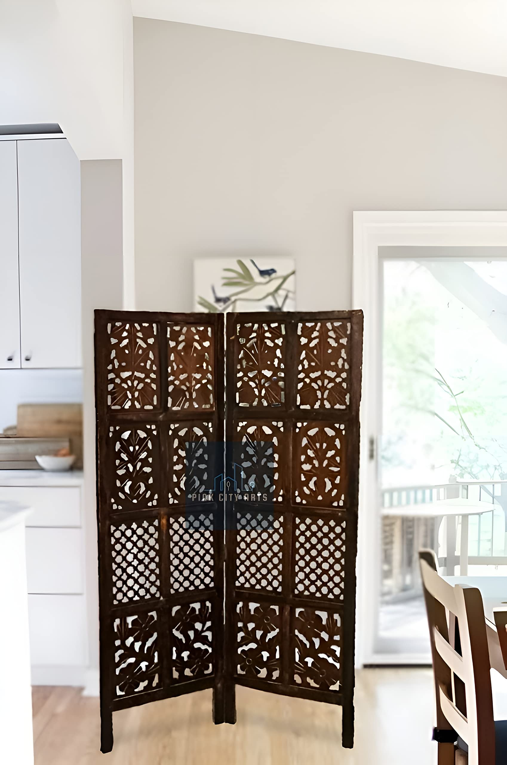 Buy PINK CITY ARTS Wall Divider Room Separator 2 Panel Divider Room Divider 5 Feet Wall