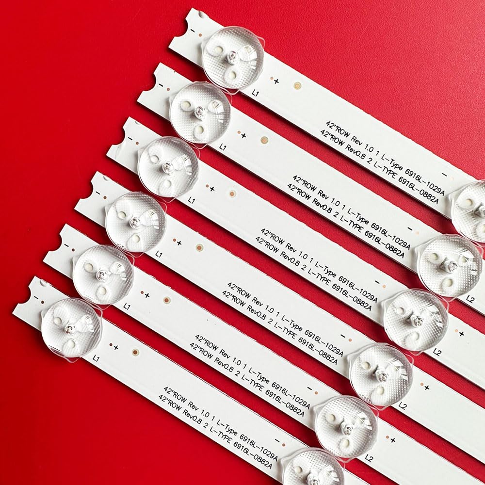 12/48 strisce di retroilluminazione LED per TV LG 6916L-0882A 0913A 42LM340T 42LM3700 42LS3400 42LM340042 serie REV0.8 2 LR TYP 6916L-1029(48 PCS (4TV))