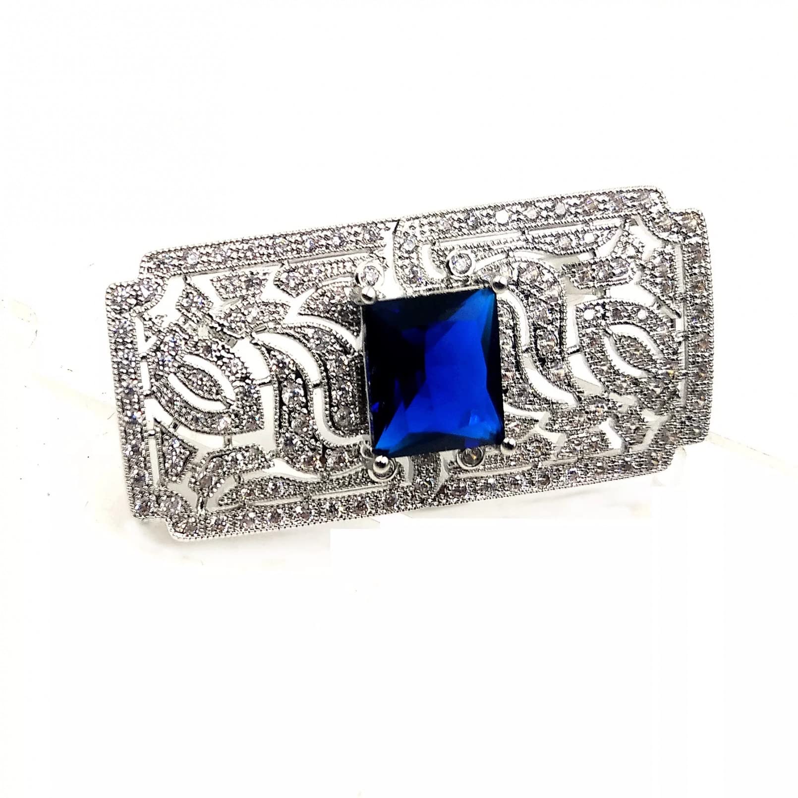 WLLLTYBroochSapphire Broche Pin Decorativo Señoras Ropa Accesorios Regalo