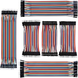 240pcs 10CM and 20CM Jumper Wire Solderless Breadboard Jumper Wires Male to Female, Male to Male, Female to Female for Arduino Project (3x10cm, 3x20cm)