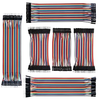 240pcs Solderless Breadboard Jumper Wires - Male, Female & Male to Female, 3x10cm & 3x20cm for Arduino