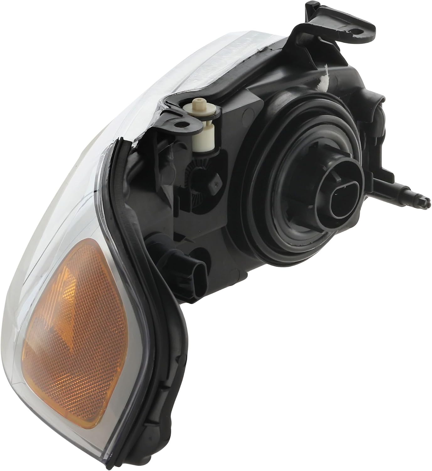 Compatible with 02-03 Sentra Front Halogen Headlight Headlamp Assembly with Chrome Trim with Bulb Left Driver Side