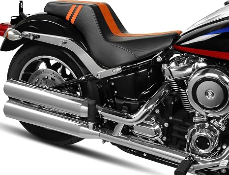 Motorcycle Driver Passenger Seat Fit For Harley Softail Street Bob FXBB Standard FXST 2018-2022