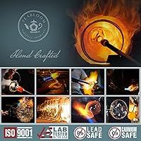 Vista 7 de Teabloom Purity Glass Whistling Kettle – 100% Plastic-Free, Premium Borosilicate Glass, 56 oz (7-Cup) Capacity, Stovetop Safe, Lead-Safe &