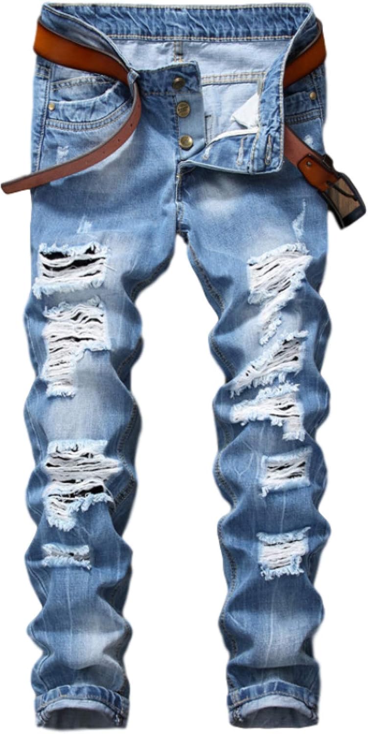 Jeans Cotone Elastan Comodi Jeans Uomo Skinny Elasticizzati