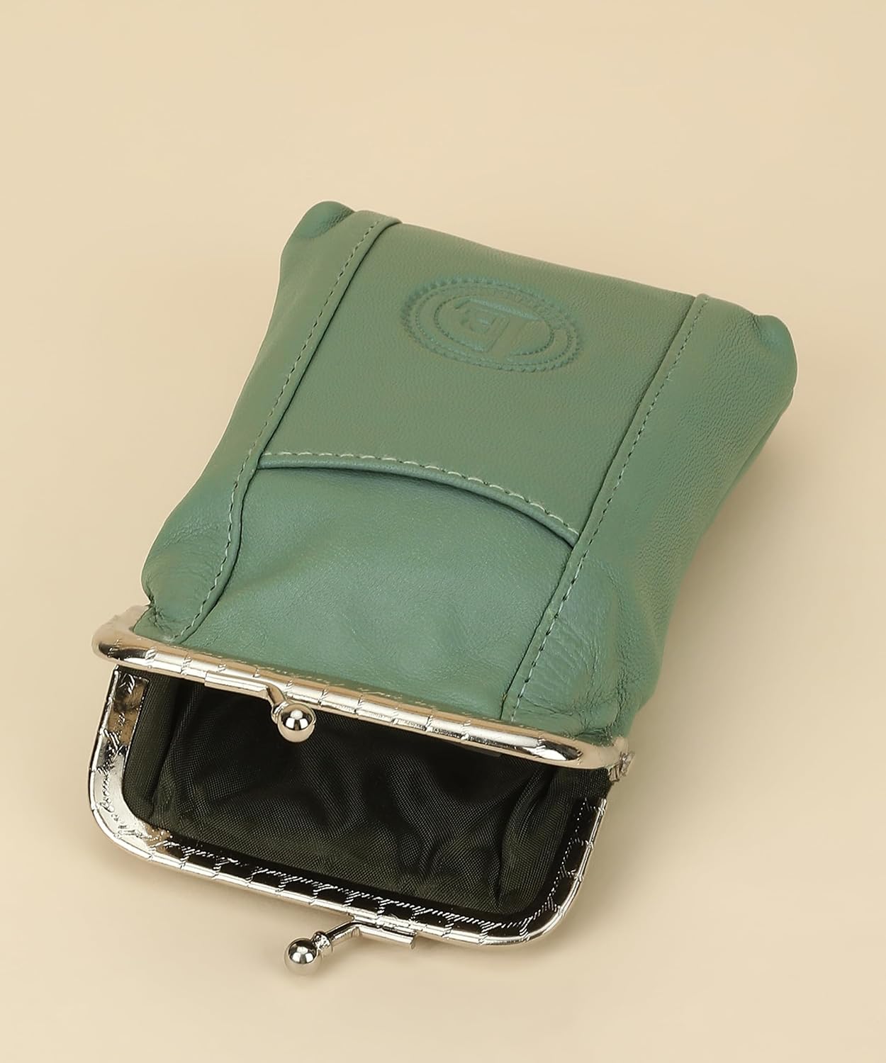 Leather Cigarette Case Pack Holder Regular or 100's Lighter Pocket by Leatherboss (Lime)