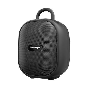 iNFiRe Fusion 12W Bluetooth Speaker Wireless Upto 8 Hrs Playtime with TWS Function, BT connectivity,Type C Charging & Mobile Holder (Black)