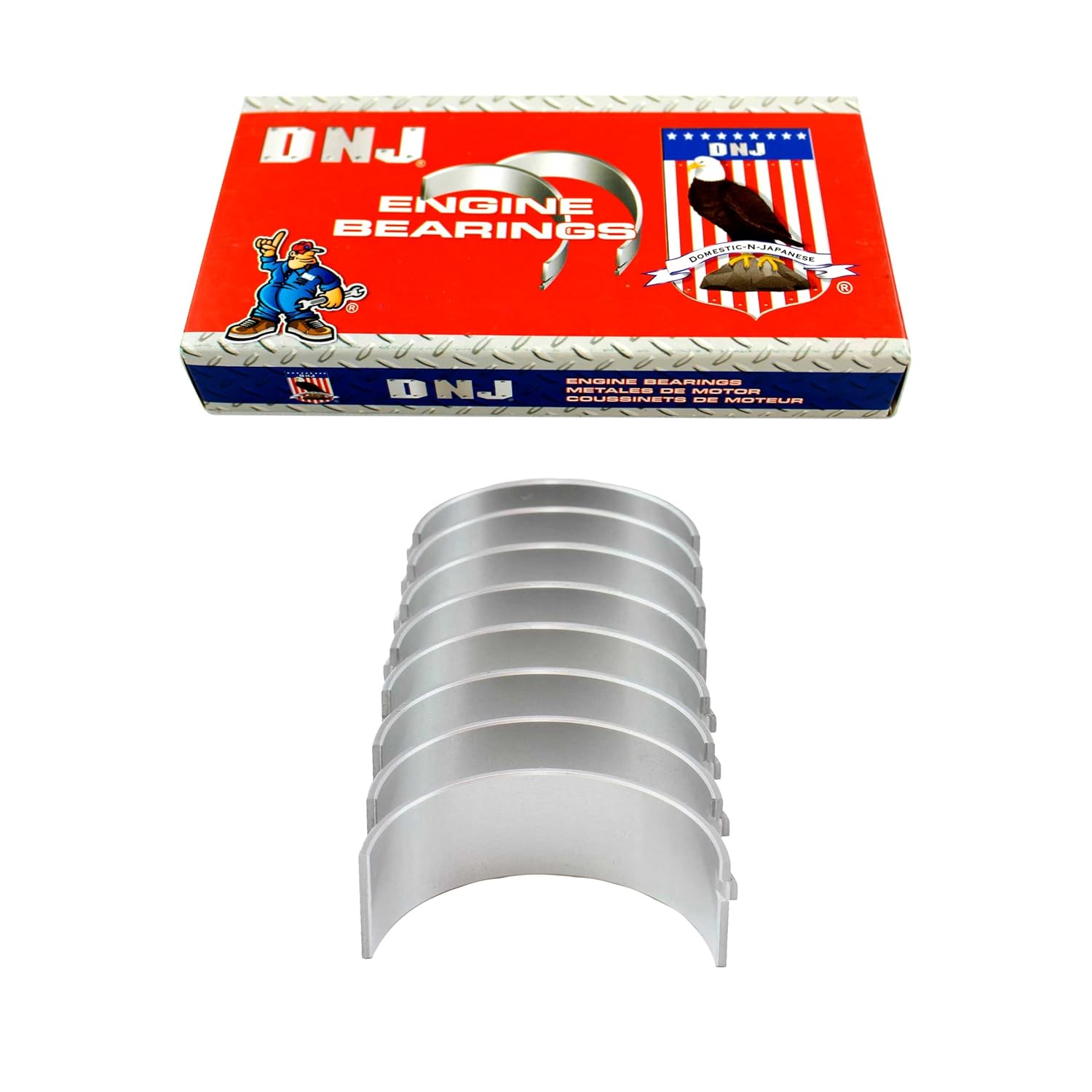 DNJ RB345 Rod Bearings Set Standard Size for 11-17 Chevrolet Sonic, Cruze Limited, Cruze 1.8L L4 DOHC Naturally Aspirated LWE,LUW