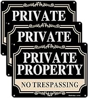 Vista 7 de Paquete de 2 letreros de metal de aluminio libre de óxido de 10 x 7 pulgadas, reflectante, resistente a la decoloración, protección UV, resistente a