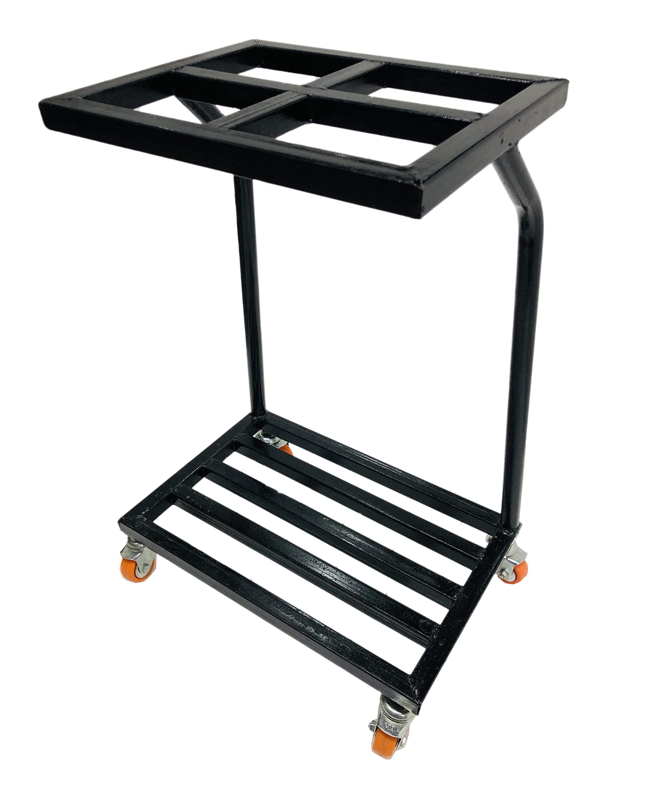 GOYALSON Office Home Inverter Battery UPS Trolley Stand Heavy Duty Fit to Every Type of Inverter Battery or UPS Stand Trolley Made of Iron (with Heavy Wheel, Topless, for Single Battery)-image-25