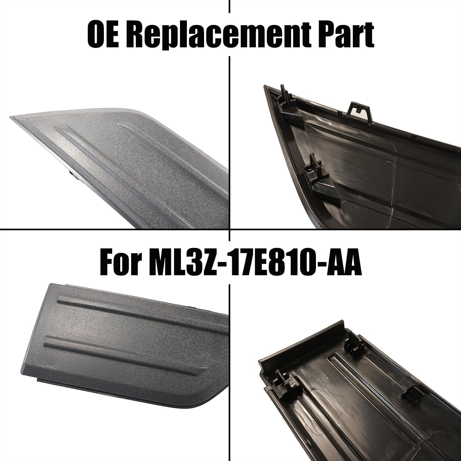 Front Lower Bumper Guards Pads Inserts End Caps Outer Cover Panel Grill for Ford F-150 F150 2021 2022 2023 Driver Side ML3Z-17E811-AA Exterior Accessories
