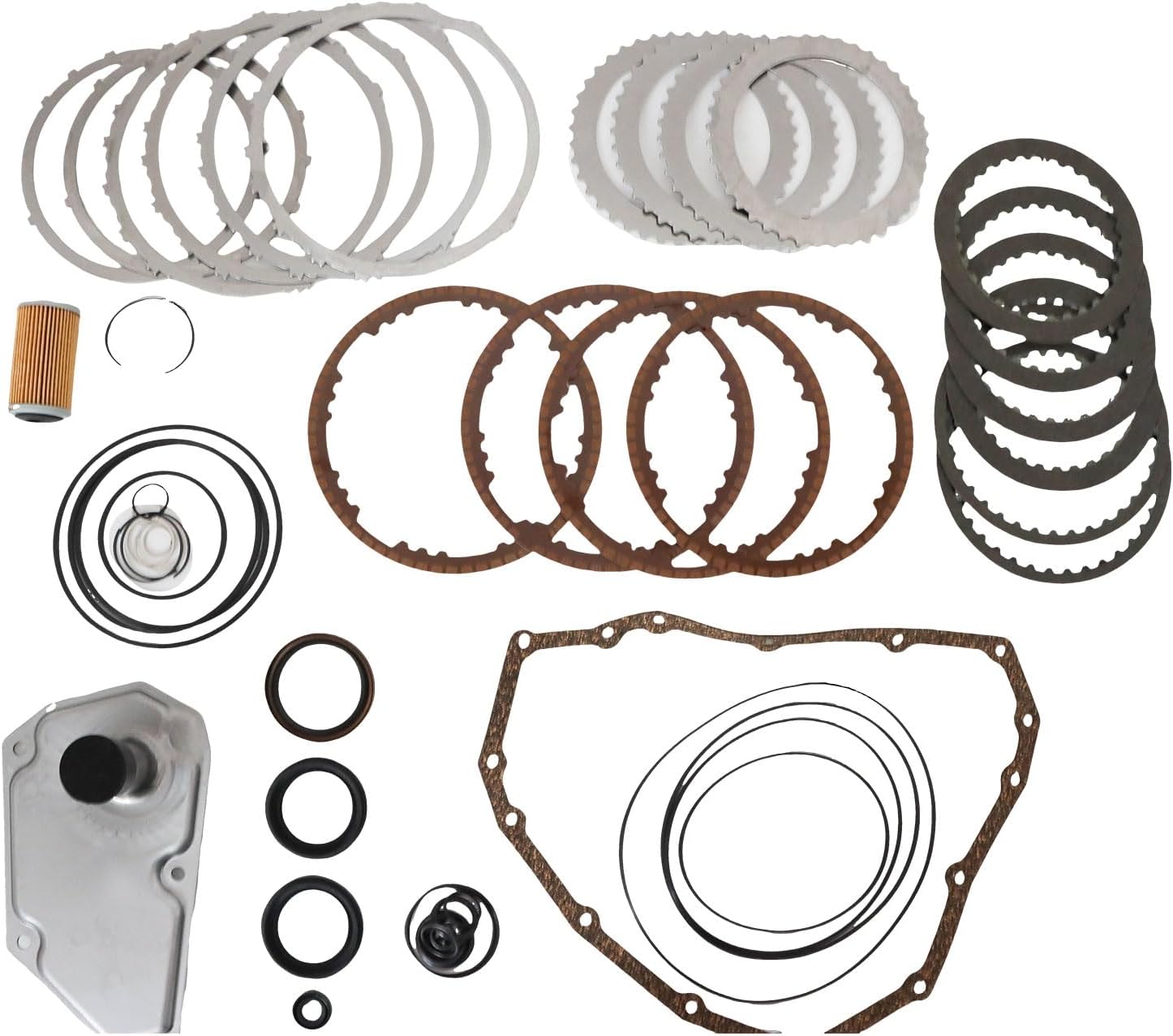 JF015E RE0F11A CVT Transmission Master Rebuild Kit Filter Clutch Disc Fits for March Sentra Tiida NV200,for Spark 1.2L JF015E RE0F11A CVT Engine Aftermarket Parts