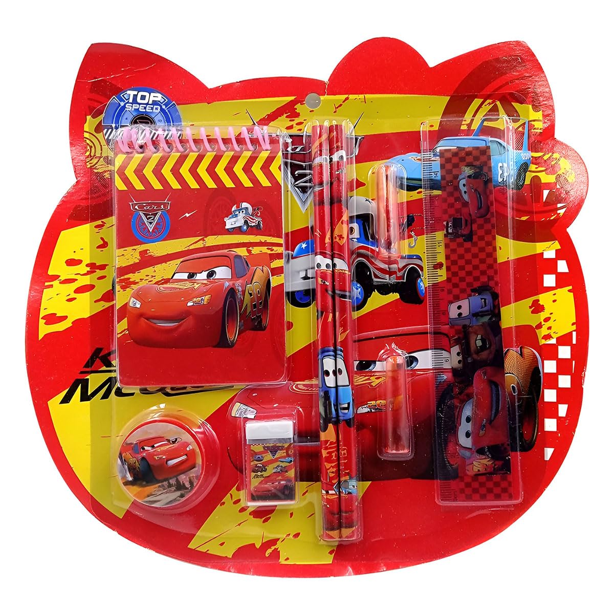Litvibes Car Cute Stationary Set For Girls & Boys Fancy Stationary Kit Perfect For Birthday Party Return Gift Includes 2 Pencils,1 Scale,1 Eraser,1 Sharpener,1 Notepad,2 Pencil Cap - 1 SET (CAR THEME) (B0CSKHPZYL) Amazon Price History, Amazon Price Tracker