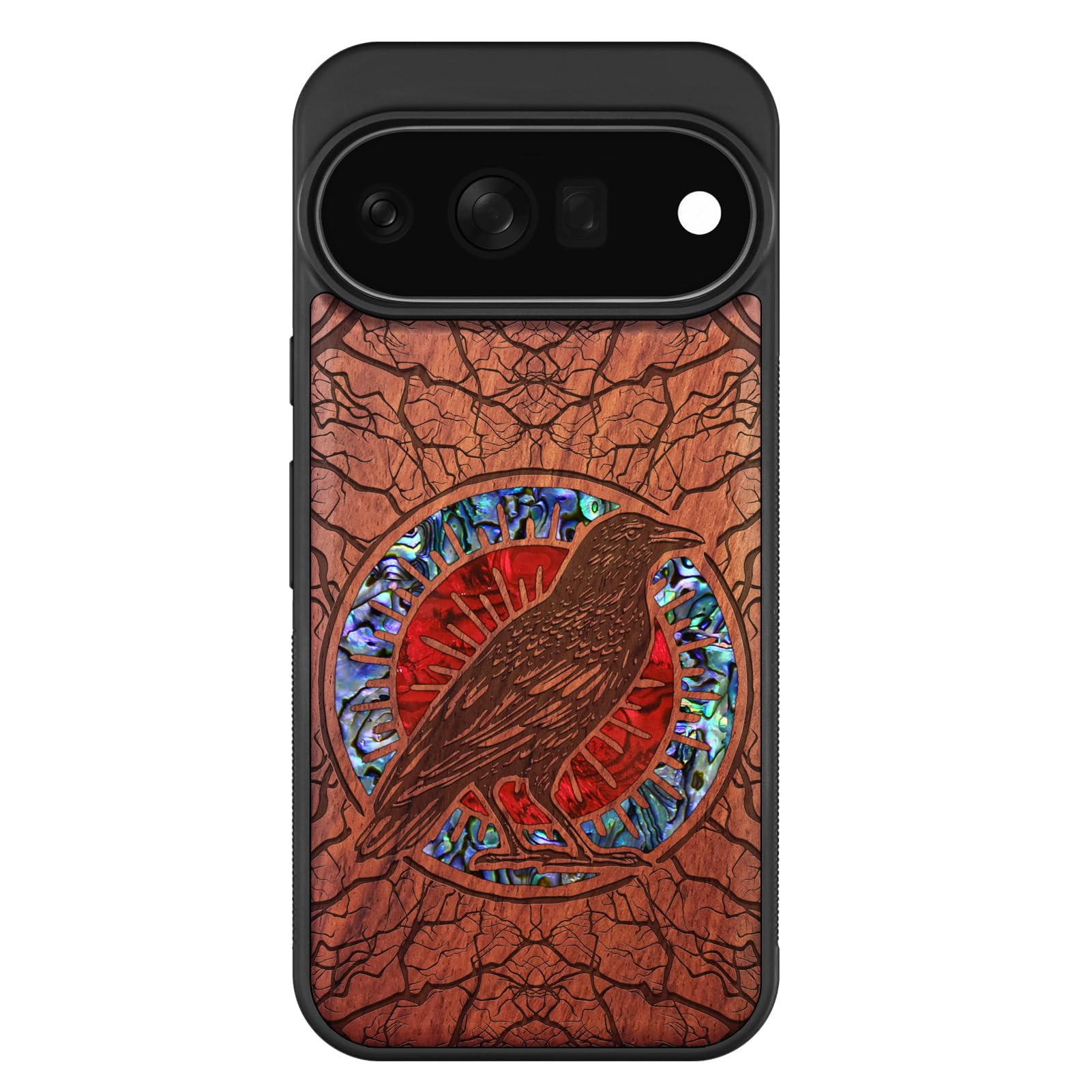 Coque Magsafe pour Pixel 11 Pro XL magnétique et antichoc en bois véritable Carveit - 8