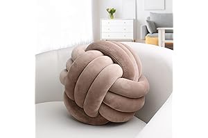 Knotted Braided Crib Bumper with Soft Knot Ball Pillows