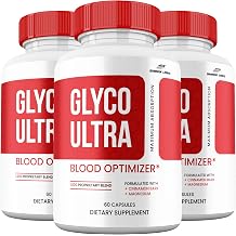 3 Pack GlycoUltra Capsules, Official Pills, 3 Month Supply