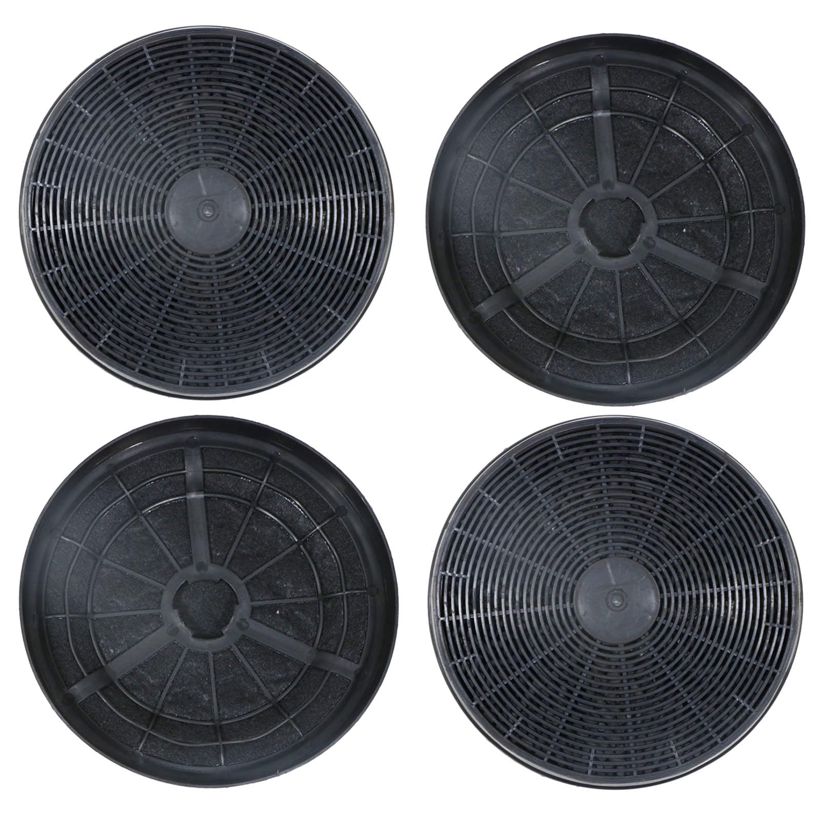 SPARES2GO CF110 Type Carbon Filter compatible with Electriq Cooker Hood (Pack of 4)