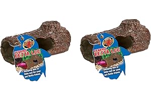 Zoo Med Laboratories AZMFA50 Sinking Ceramic Betta Log