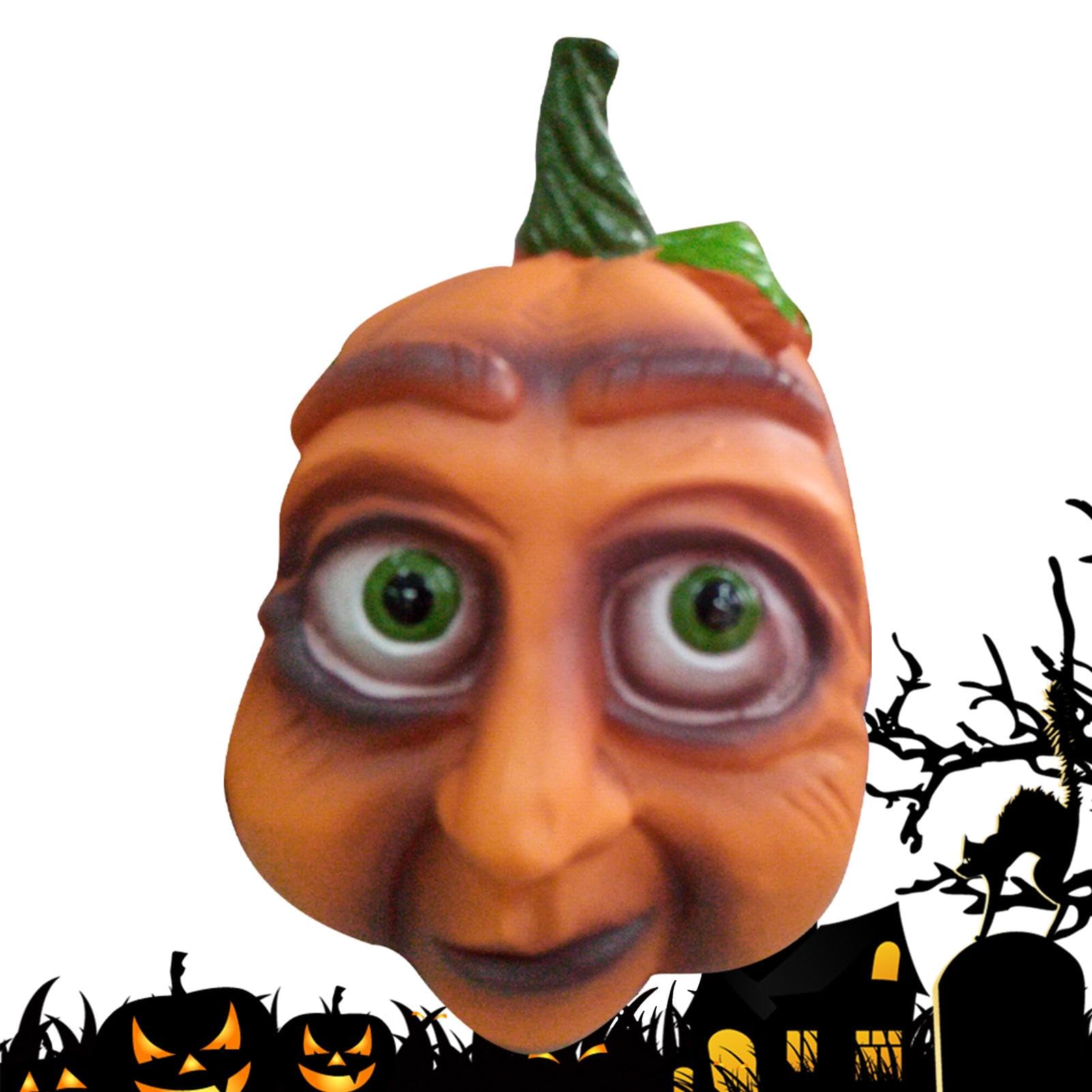 Décoration de table d'Halloween en résine expressive, cadeau idéal pour amateurs d'art