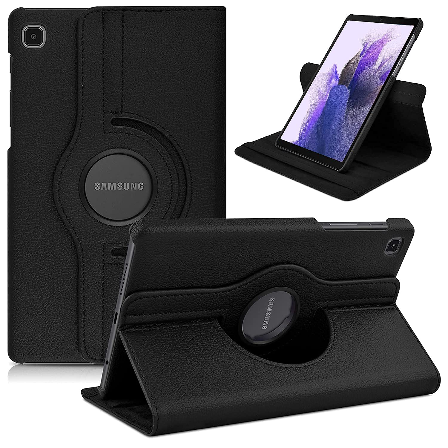 Robustrion Smart 360 Degree Rotating Stand Case Cover for Samsung Galaxy Tab A7 Lite Cover SM-T220/T225 8.7 inch - Black (B09GV3MZ3B) Amazon Price History, Amazon Price Tracker