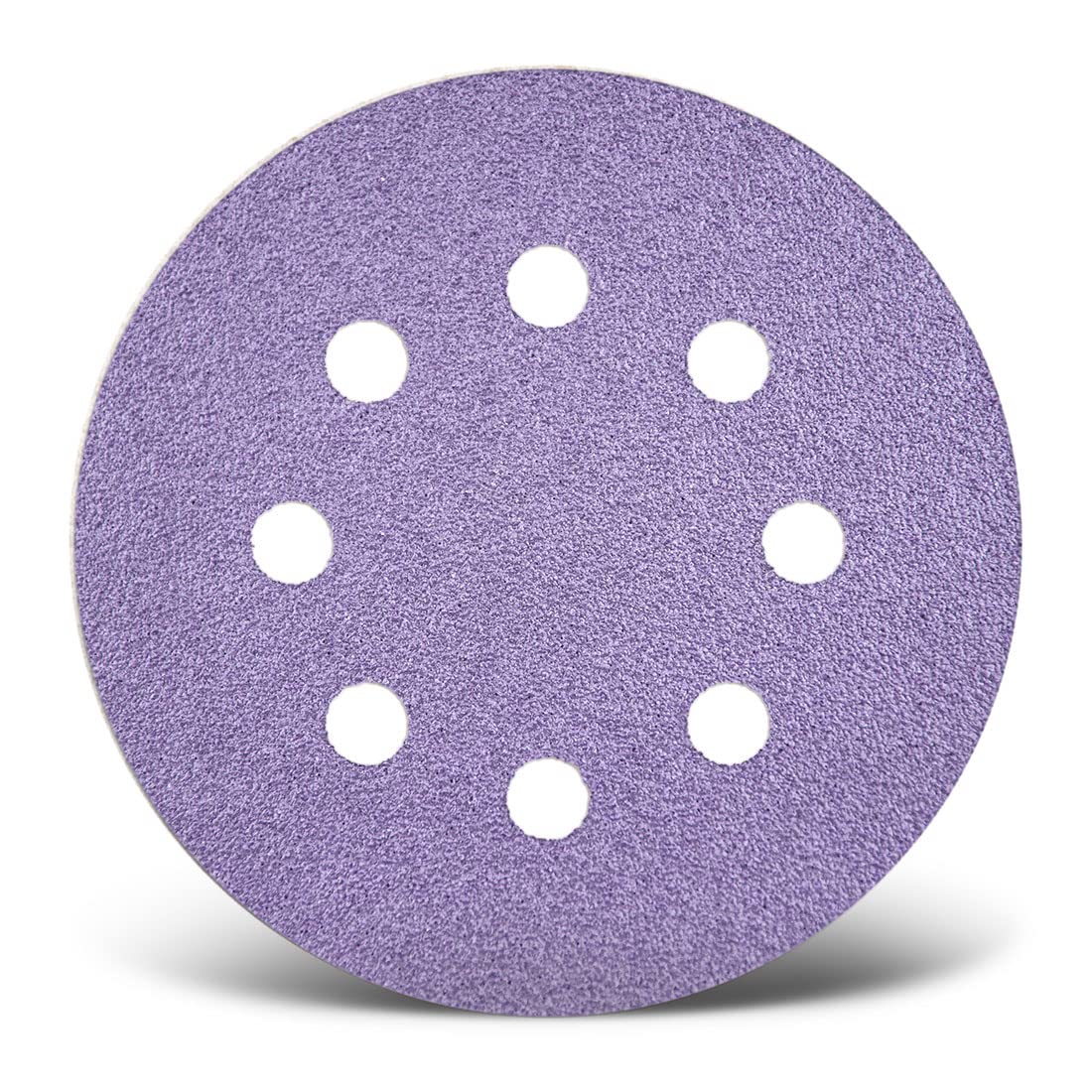 MENZERPURPLE HD Hook & Loop Sanding Discs, 125 mm, 8 Holes, f. Random Orbital Sanders (PU 50) G150