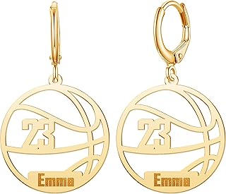 CharmSStory 名前イヤリング カスタム ネームプレート ドロップイヤリング カスタマイズ可能 ネームジュエリー フープ ダングルイヤリング 女性用
