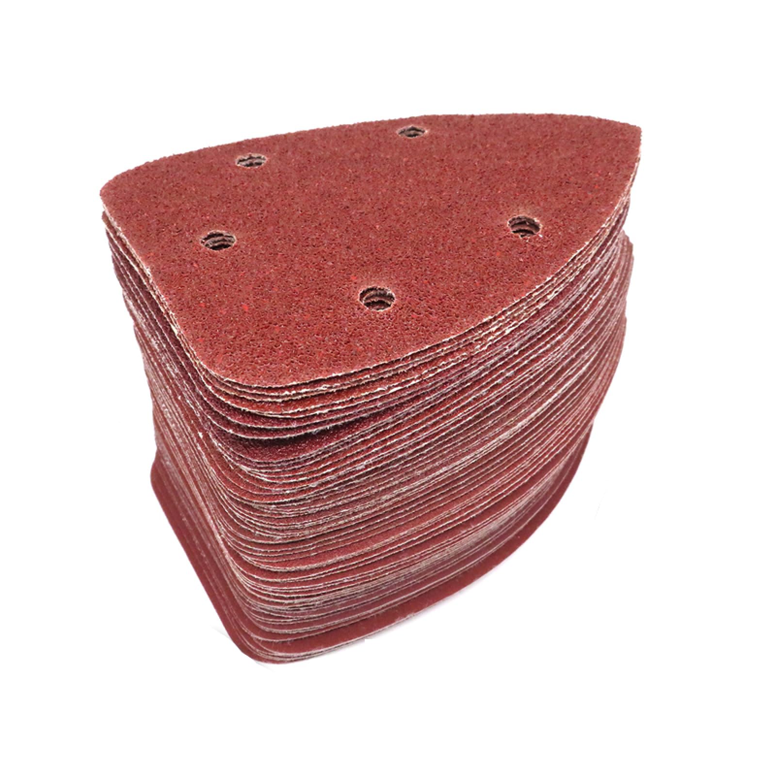 100pcs Carta Vetrata Autoadesiva Triangolare Levigatrice Carta Vetrata Gancio Anello Foglio Abrasivo Dischi Abrasivi Per Lucidatura Grana 40-1000,Grana 60
