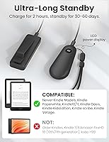 Vista 7 de Kindle Stand Floor with Remote Page Turner for Reading in Bed, Tablet Stand Holder with Adjustable Gooseneck, Compatible with Kindle