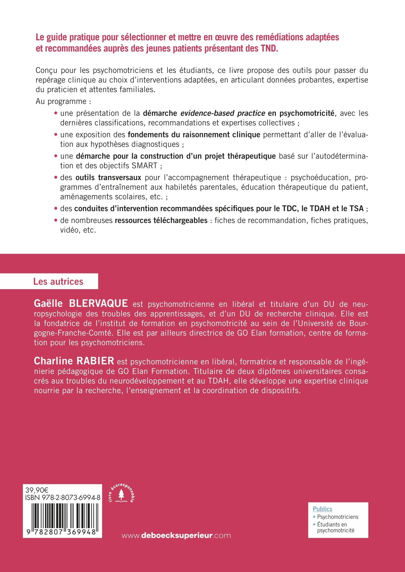 Prise en soin des troubles neurodéveloppementaux en psychomotricité