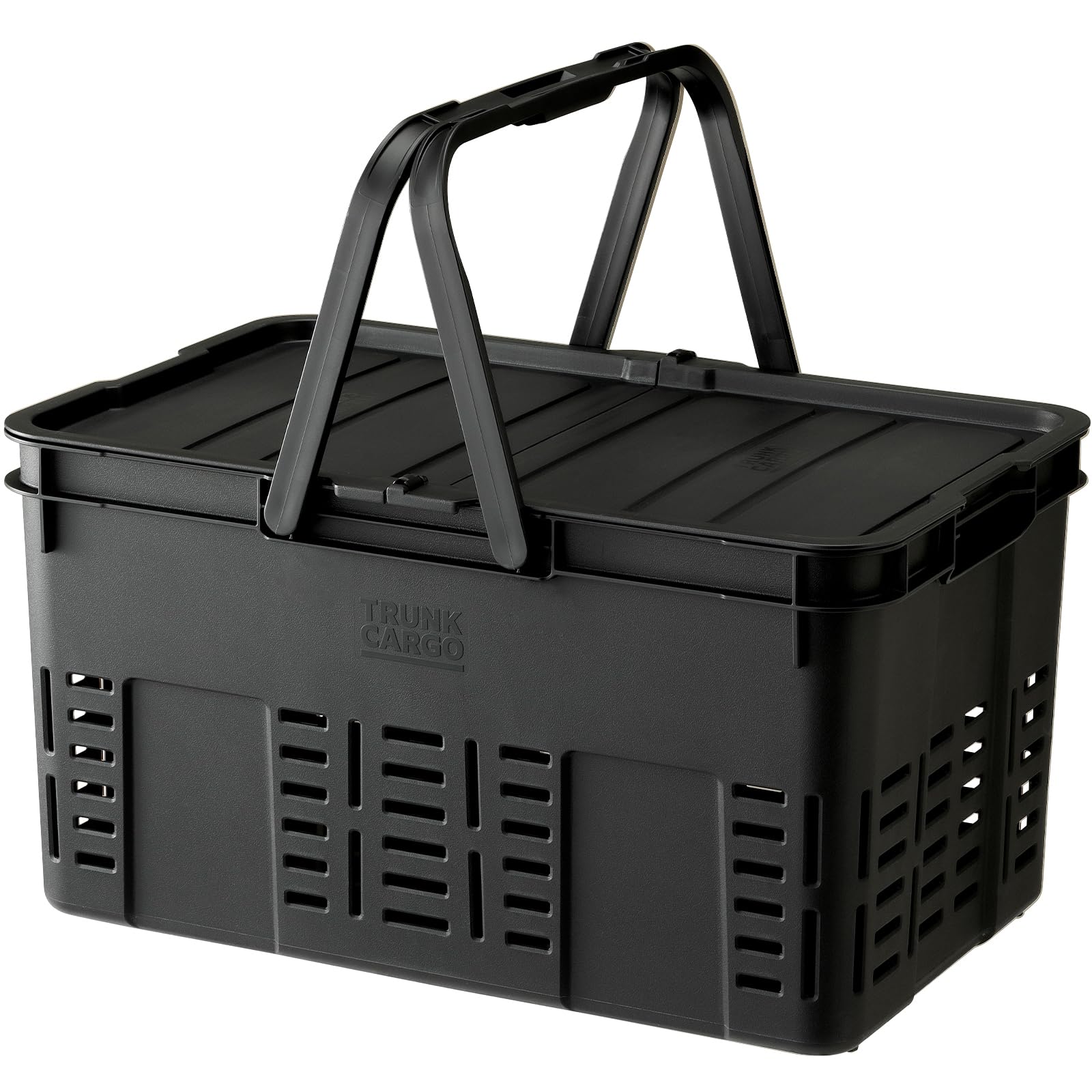 Amazon｜リス(RISU) 収納 バスケット メッシュカーゴ36 ブラック 36L