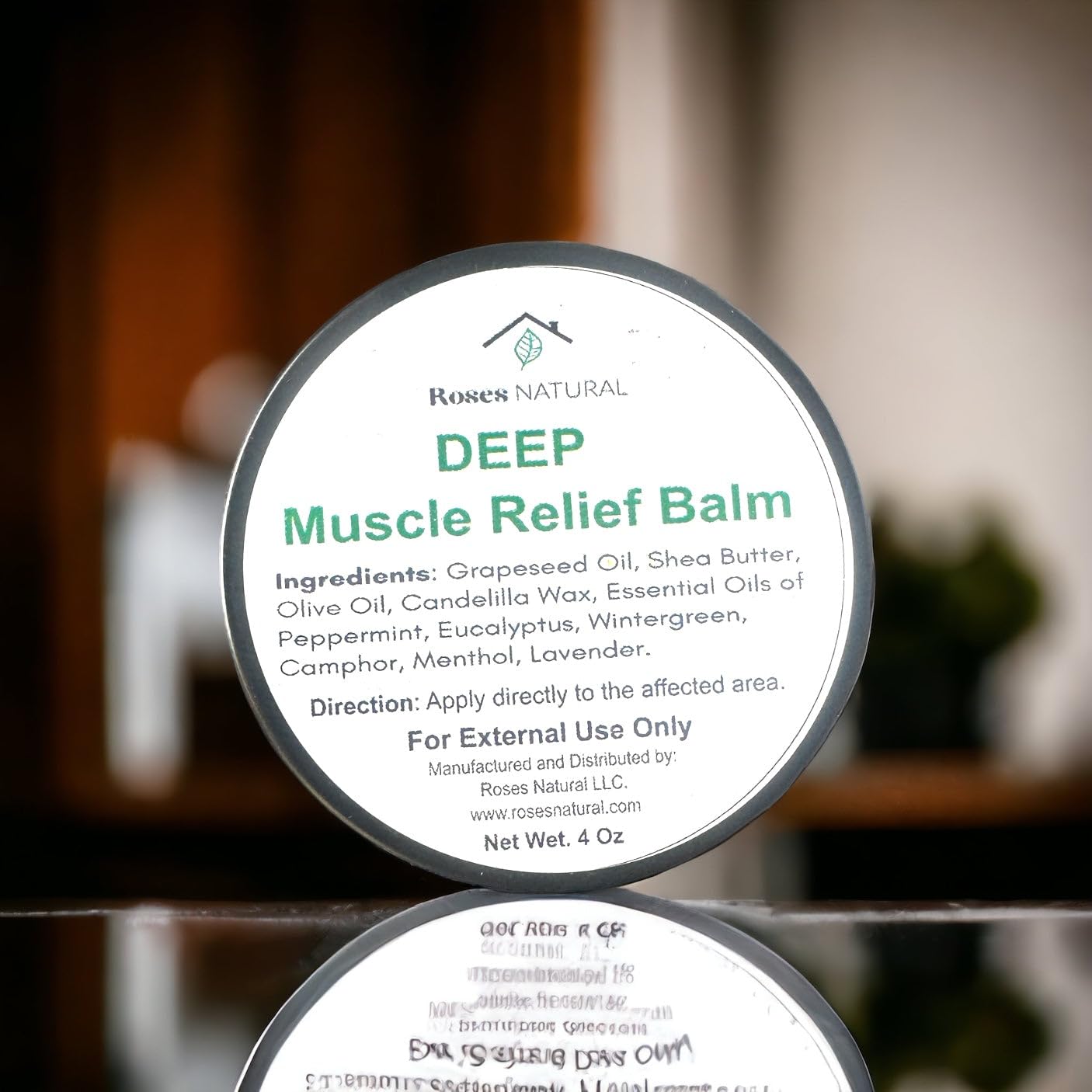 Deep Muscle Relief Balm, 2 oz | Soothing Muscle Balm with Shea Butter, Peppermint & Eucalyptus Oils | Natural Muscle Salve for Aches & Soreness, Made in the USA
