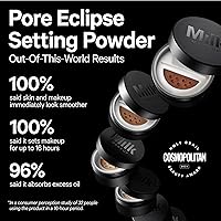 Vista 2 de Milk Makeup Pore Eclipse Matte Translucent Setting Powder – Controls Shine, Blurs Pores + Sets Makeup Up to 16 Hours – Weightless, Talc-Free Formula