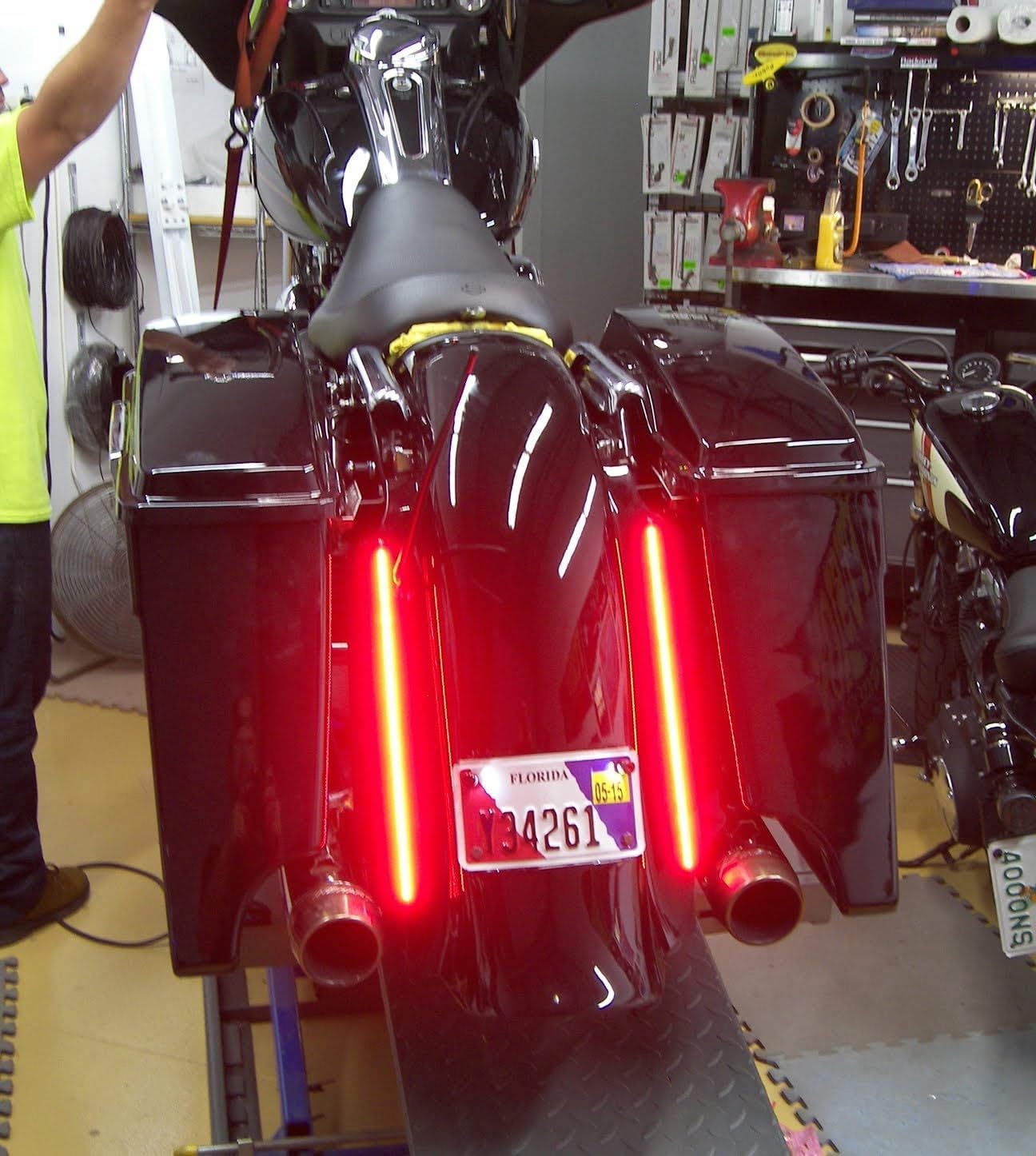 Bagger Stretched Fender Flex LED Strip Kit (Clear Lens, 22", 175-LED)