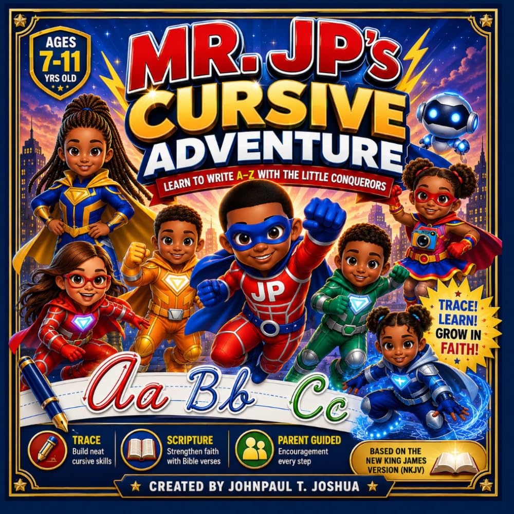 Mr. JP's Cursive Adventure: Learn to Write A–Z in cursive with the Mr. JP and the Little Conquerors (Learning Adventures with Mr. JP)