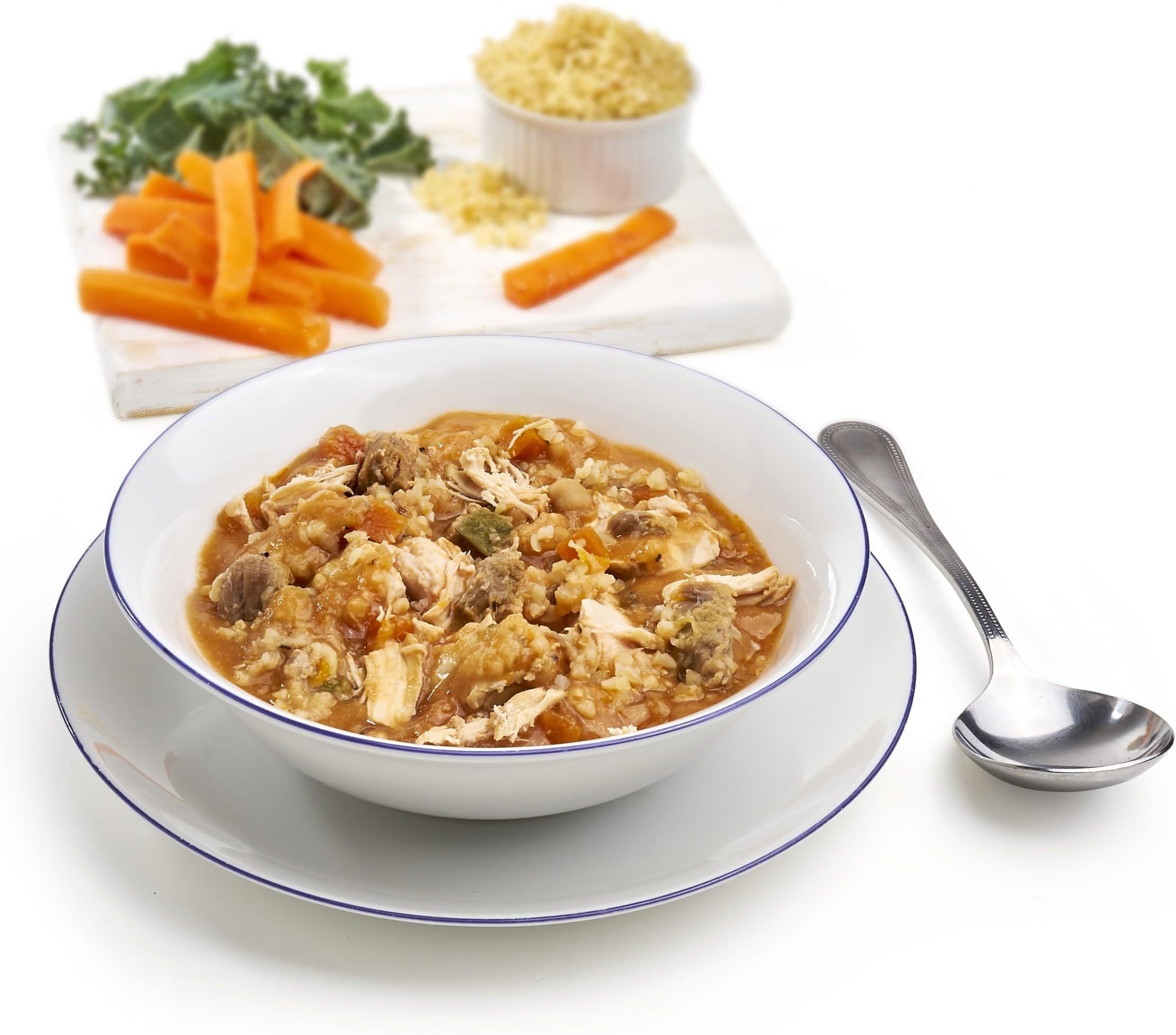 Chicken, Beef and Bulgur Wheat High Protein Ready Meal | Camping, Hiking, Gym