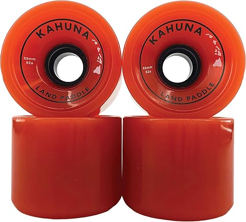 Miniatura 10 de Kahuna Creations Longboard Skateboard 7.087 in Camiones 2.717 in Ruedas ABEC7 Rodamientos Hardware Bundle (Full Board Set)
