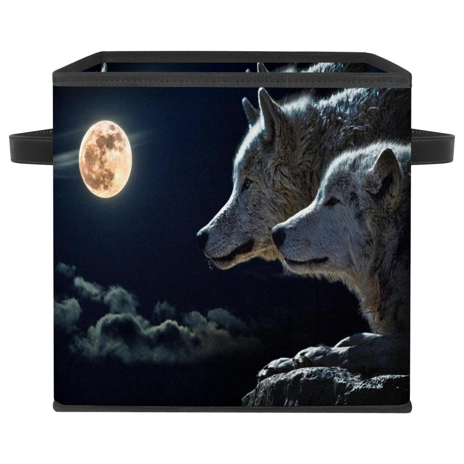 Boîte de rangement pliable avec poignées solides pour jouets